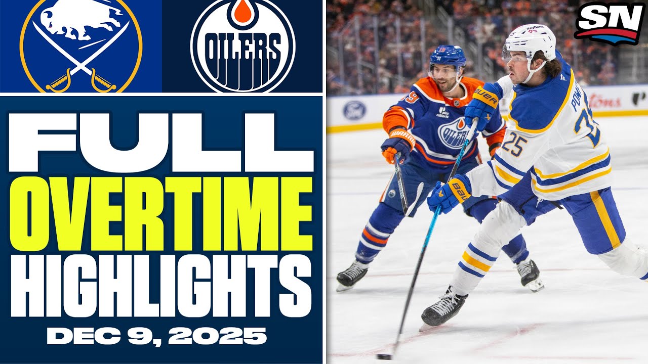 Buffalo Sabres at Edmonton Oilers | FULL Overtime Highlights - December 9, 2025