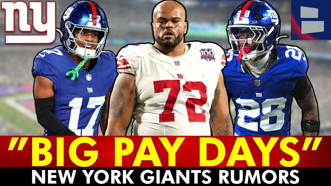 MAJOR Report on Giants Free Agents via ESPN ft. Wan’Dale Robinson, Jermaine Eluemunor, Cordale Flott