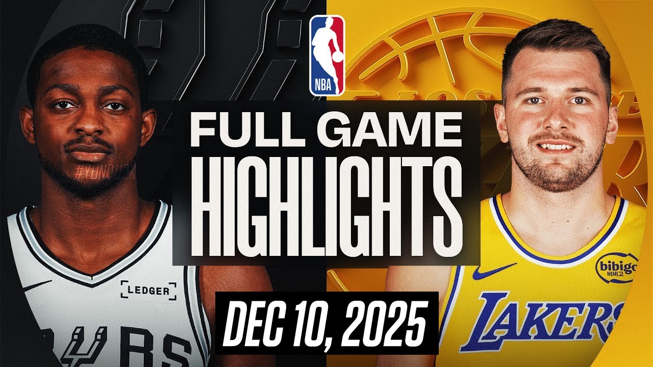 SPURS vs LAKERS FULL GAME HIGHLIGHTS DECEMBER 10, 2025 NBA HIGHLIGHTS TODAY | NBA 2K26 GAMEPLAY