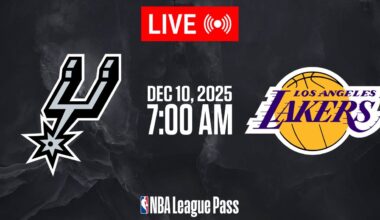 NBA LIVE! San Antonio Spurs vs Los Angeles Lakers | December 10, 2025 | NBA Today NBA 2K26 Gameplay