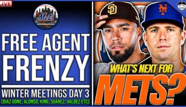 Mets Free Agent FRENZY | Mets LOSE Diaz, What's NEXT? | Alonso, Peterson, Marte, Suarez, Valdez Etc