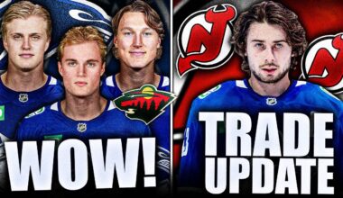 ELLIOTTE FRIEDMAN CONFIRMS QUINN HUGHES TRADE TALK TO THE DEVILS + CANUCKS PROSPECTS SHINE VS WILD