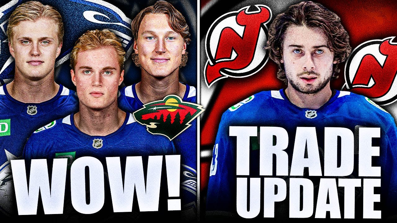 ELLIOTTE FRIEDMAN CONFIRMS QUINN HUGHES TRADE TALK TO THE DEVILS + CANUCKS PROSPECTS SHINE VS WILD