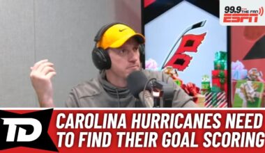 The Carolina Hurricanes are struggling to score
