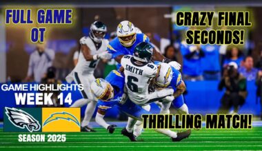 Philadelphia Eagles vs Los Angeles Chargers FULL GAME OVER TIME |Dec 8, 2025 NFL WEEK 14 | NFL TODAY