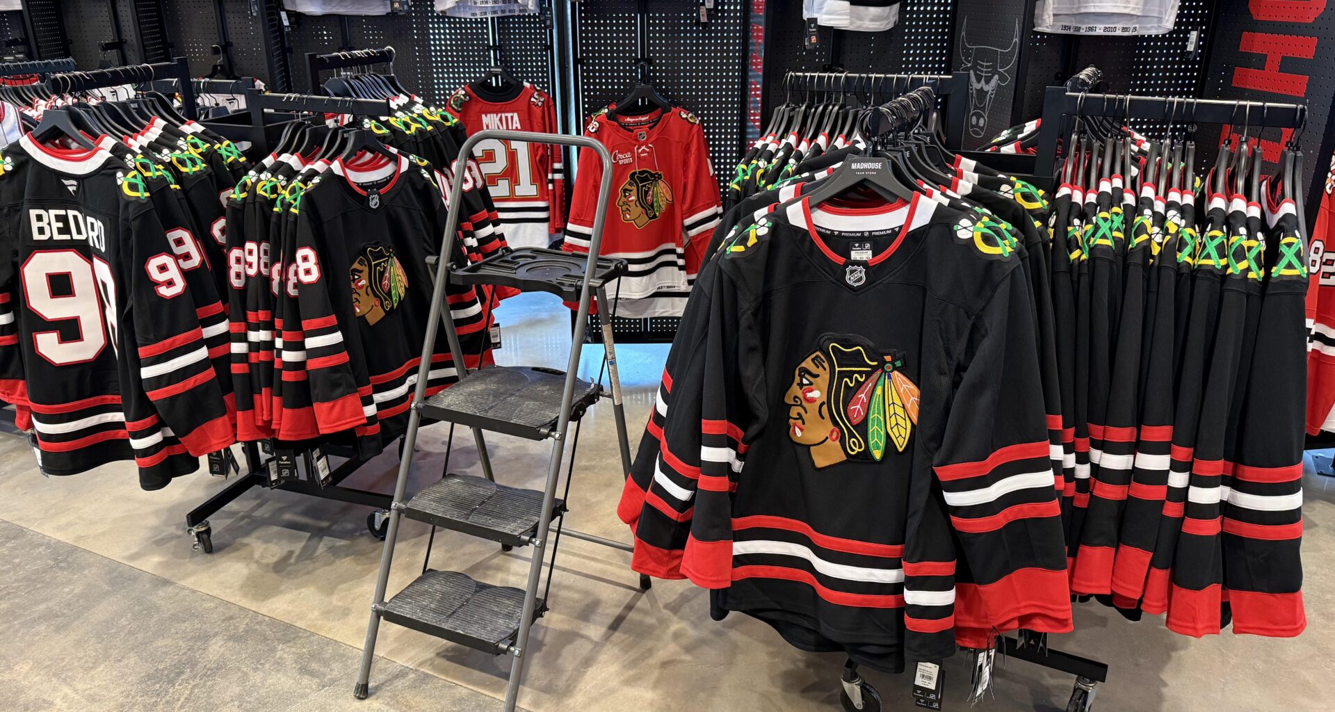 Jersey Restock at the United Center team store