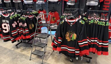 Jersey Restock at the United Center team store