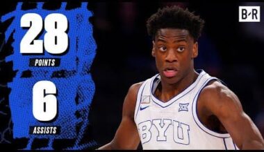 AJ Dybantsa Highlights vs. Clemson - 28 PTS at Madison Square Garden