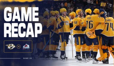 PREDS WIN: Game Highlights vs Colorado Avalanche: Dec. 9th
