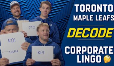 Toronto Maple Leafs Decode Corporate Lingo