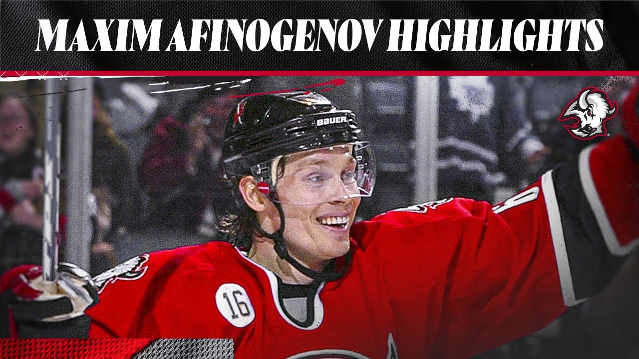 ROLL THE HIGHLIGHT FILM! 🎬 | Maxim Afinogenov Highlights | Buffalo Sabres