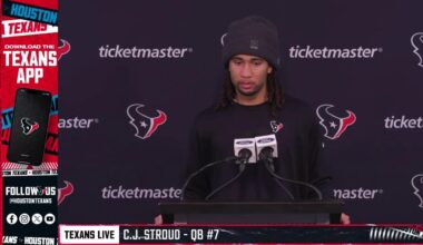 LIVE: The Houston Texans address the media
