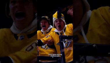 A replay of last night's shootout win 🗣️ #nhl #predsnhl