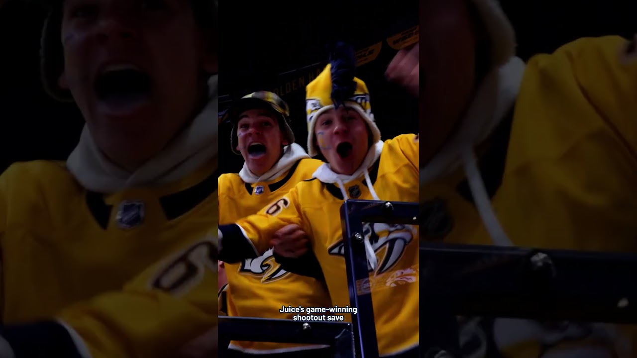 A replay of last night's shootout win 🗣️ #nhl #predsnhl