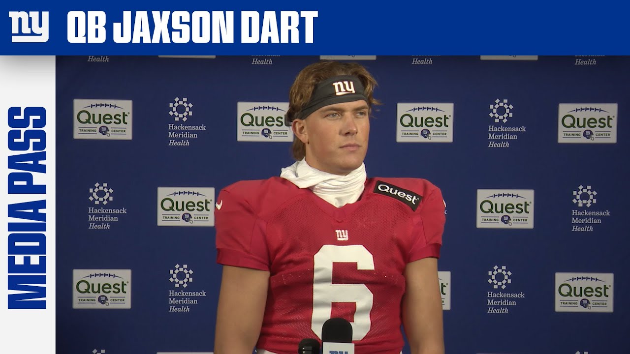 Jaxson Dart on Returning From the Bye Week | New York Giants