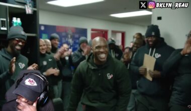 CHIEFS FAN REACTS TO! Texans Locker Room Celebration Win Over Chiefs!