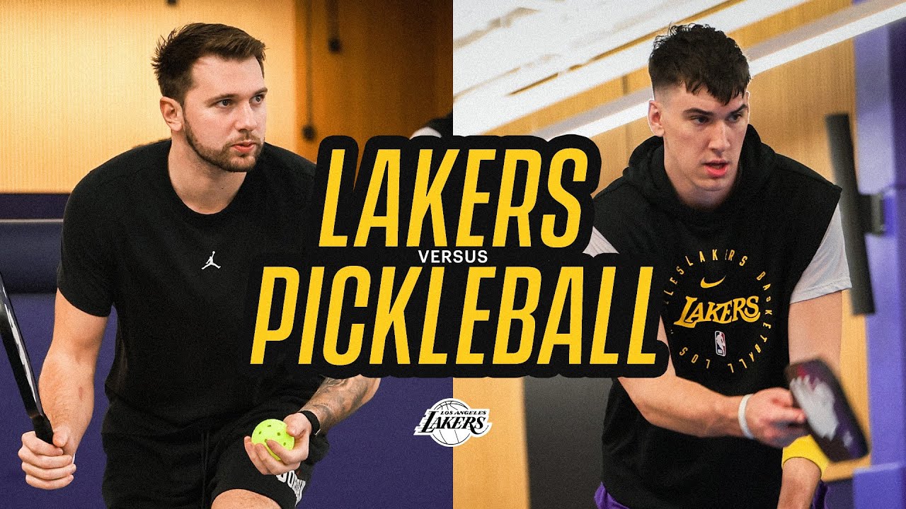 Luka, JJ, and Jake Went OFF in the Lakers Pickleball Tournament