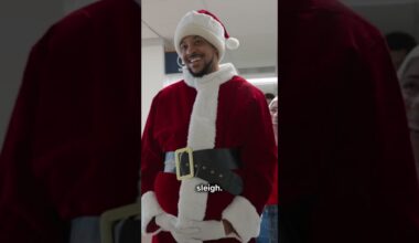 CJ McCollum Christmas Caroling 😂