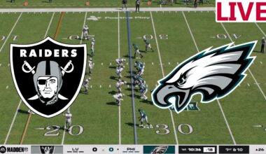 🔴 LIVE🔴Philadelphia Eagles VS Las Vegas Raiders /Week 15/ Madden NFL 26