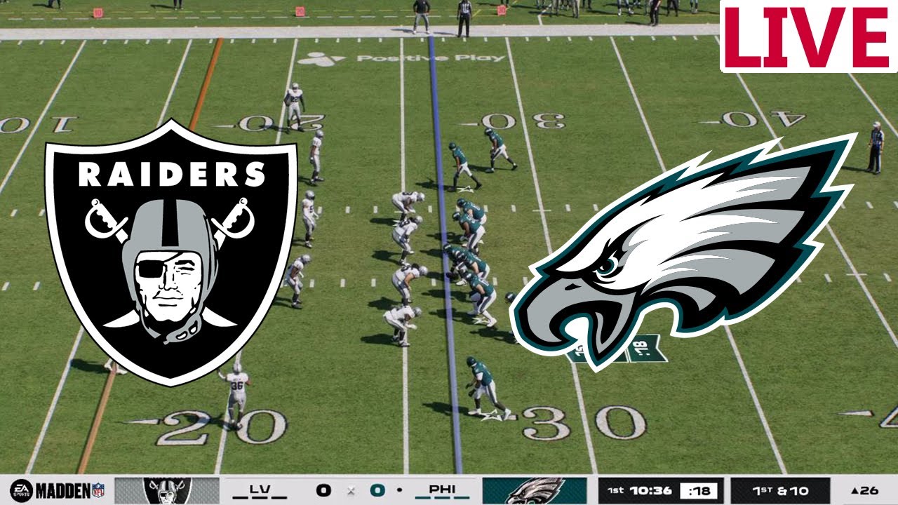 🔴 LIVE🔴Philadelphia Eagles VS Las Vegas Raiders /Week 15/ Madden NFL 26