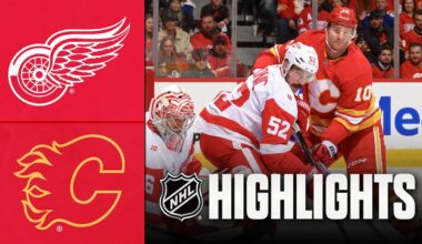 Red Wings vs. Flames | NHL Highlights | December 10, 2025