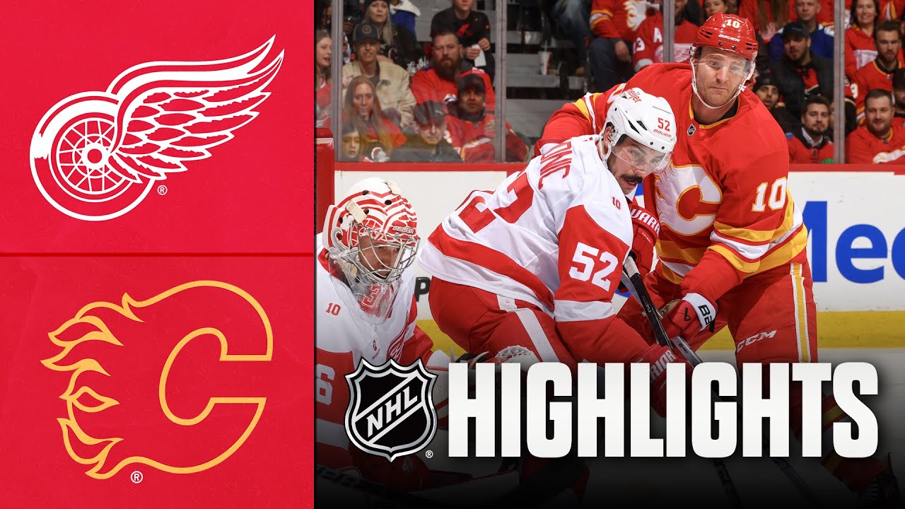 Red Wings vs. Flames | NHL Highlights | December 10, 2025