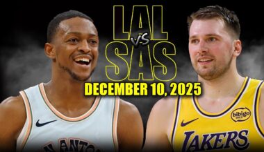 Los Angeles Lakers vs San Antonio Spurs Full Game Highlights – December 10, 2025 | NBA Season