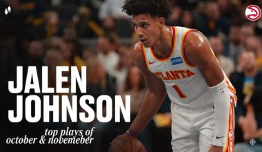 Jalen Johnson Best Highlights from October & November
