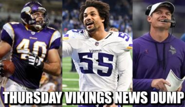 Minnesota Vikings News Dump (12.11.2025) | Kleinsasser HOF, Eric Wilson Pro Bowl, Pure Progression