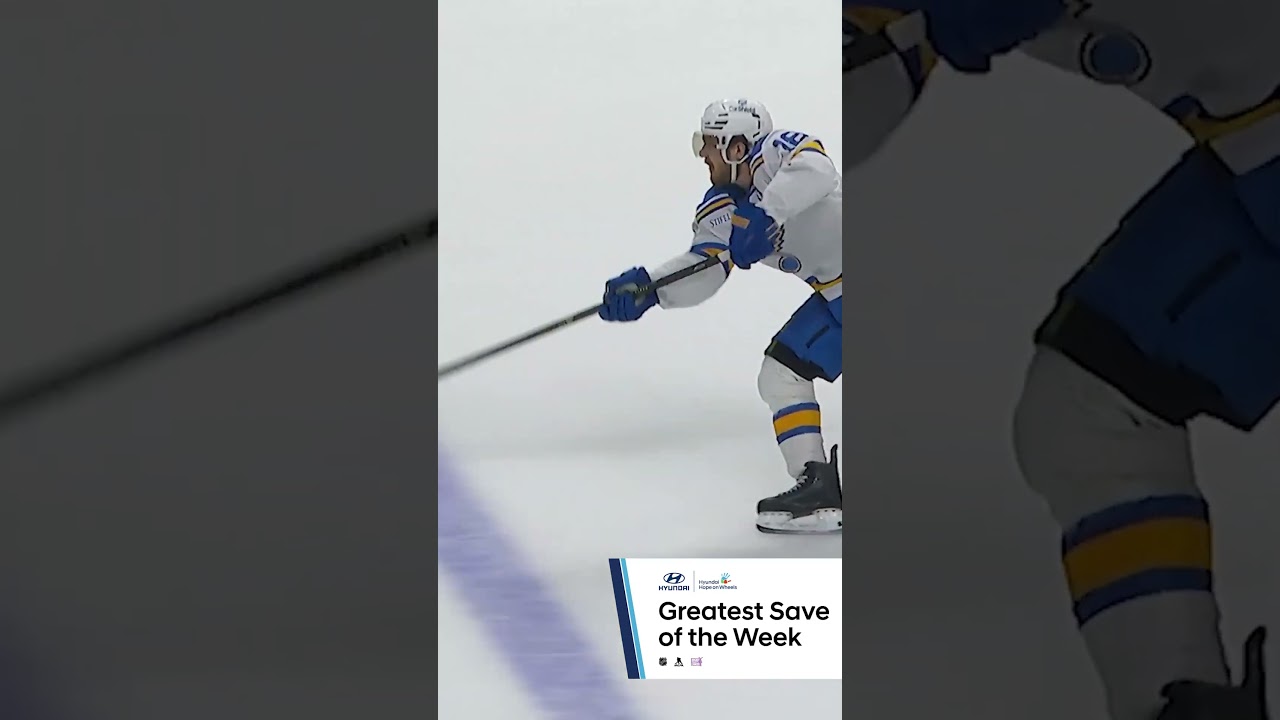 Ullmark makes desperation stick stop for Greatest Save😮