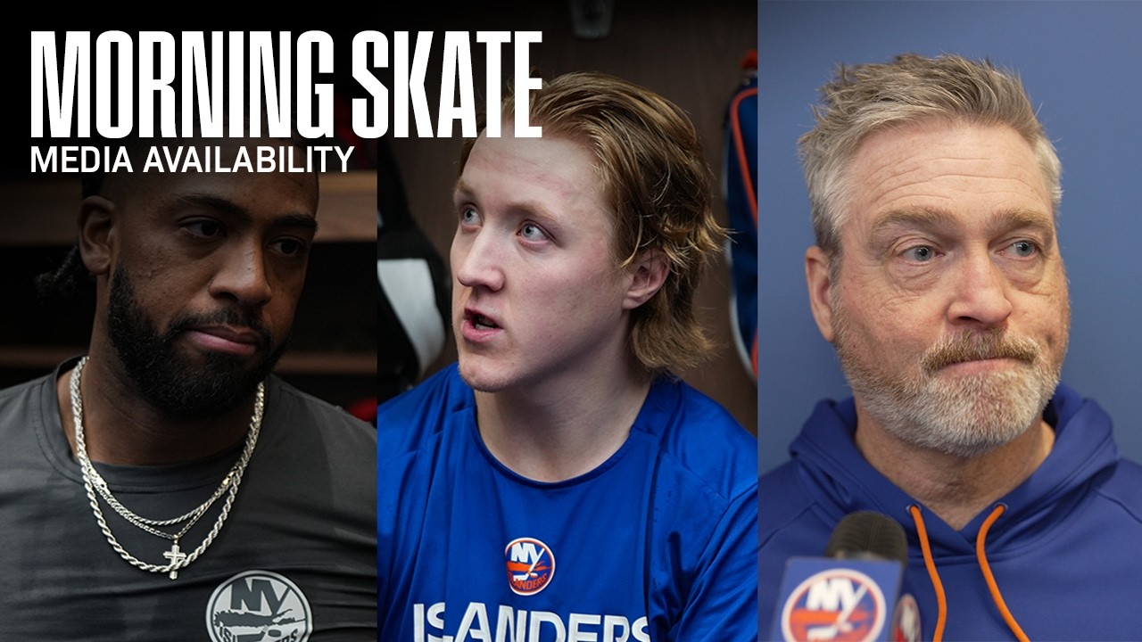 New York Islanders Morning Skate Availability | NYI vs ANA