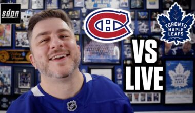 Toronto Maple Leafs vs Montreal Canadiens LIVE w/ Steve Dangle
