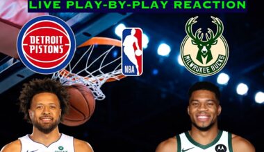 Detroit Pistons vs Milwaukee Bucks NBA Play-By-Play Reaction 12/3/25 LIVE