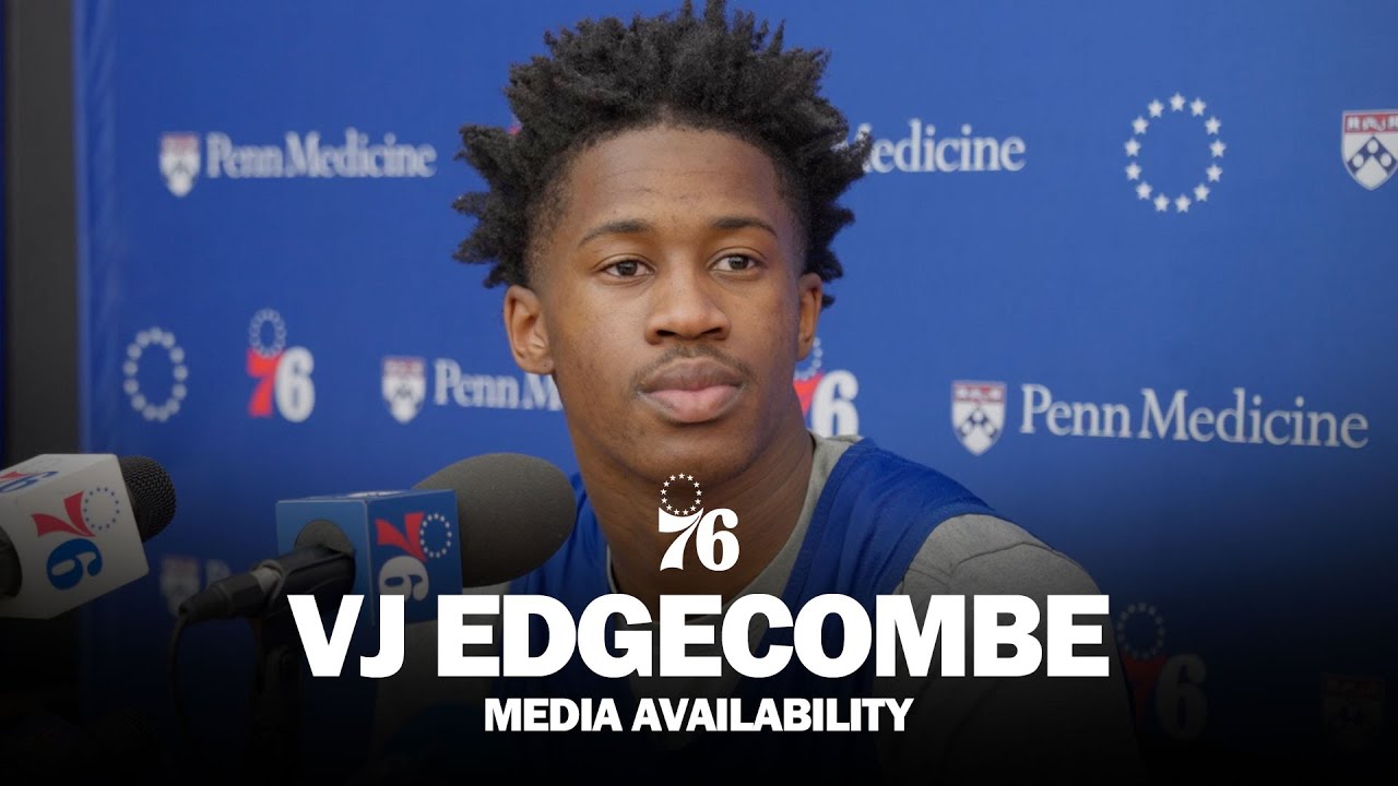 Philadelphia 76ers Practice Media Availability 🎙️ | VJ Edgecombe | 12.11.25