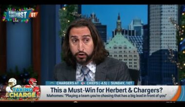 FIRST THINGS FIRST | Nick Wright ANGRY Los Angeles Chargers Can END Kansas City's Season | NFL