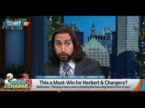 FIRST THINGS FIRST | Nick Wright ANGRY Los Angeles Chargers Can END Kansas City's Season | NFL