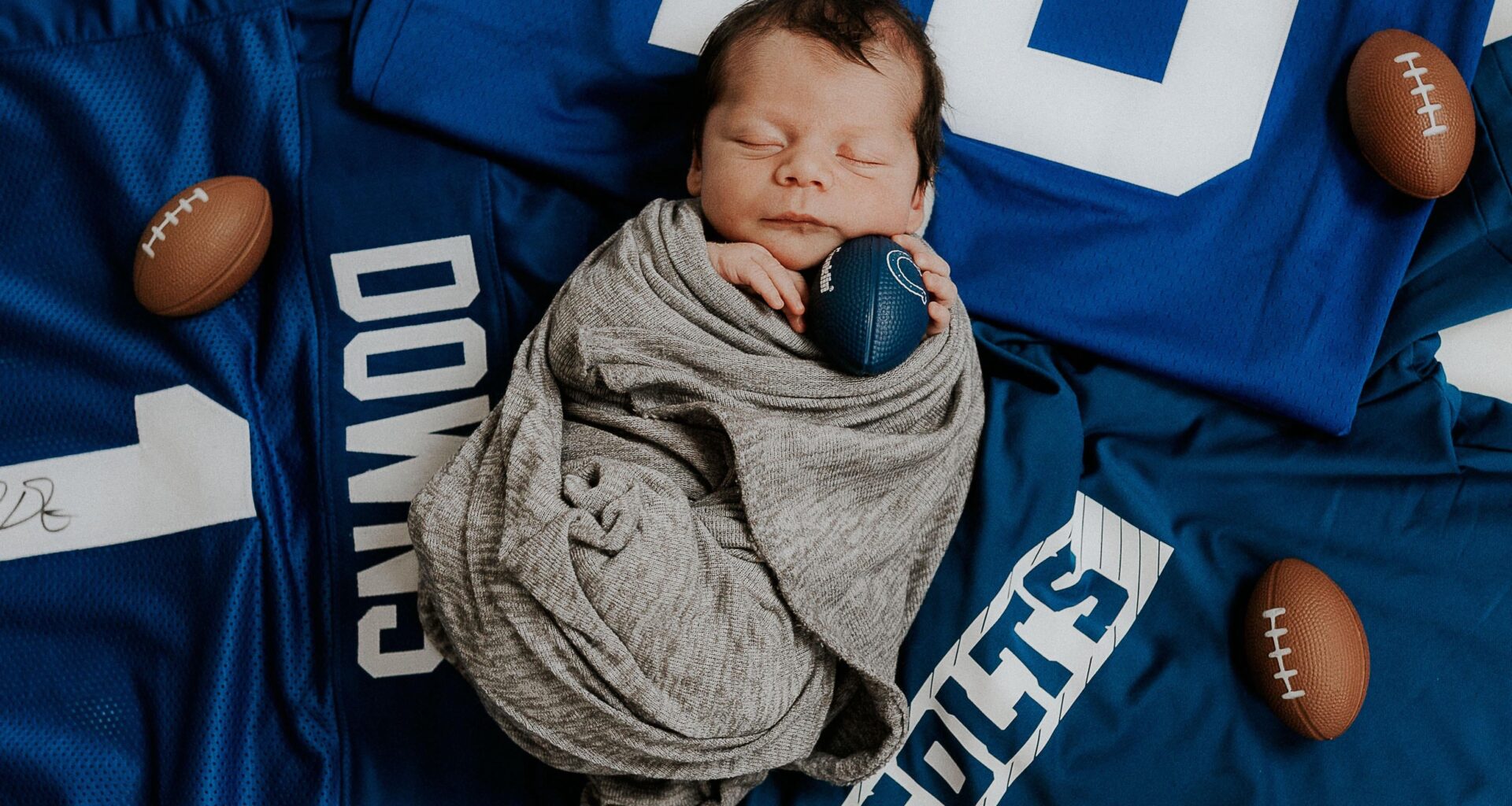I present to you my son and future Indianapolis Colts Quarterback!