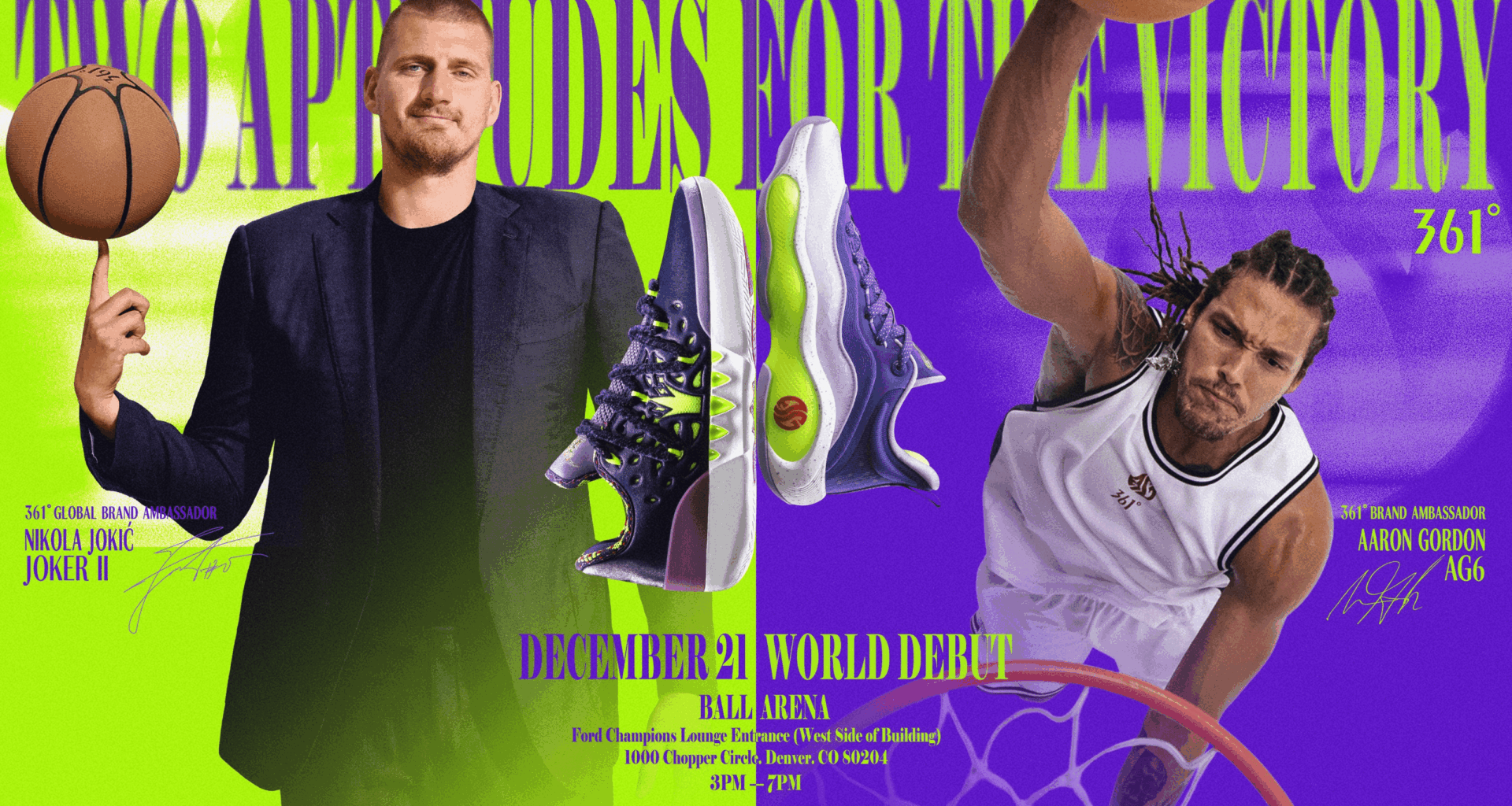 The Global Launch for the Joker 2s and AG6s will be at Ball Arena on December 21st!