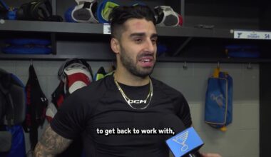 Robby Fabbri ahead of his first game back for St. Louis