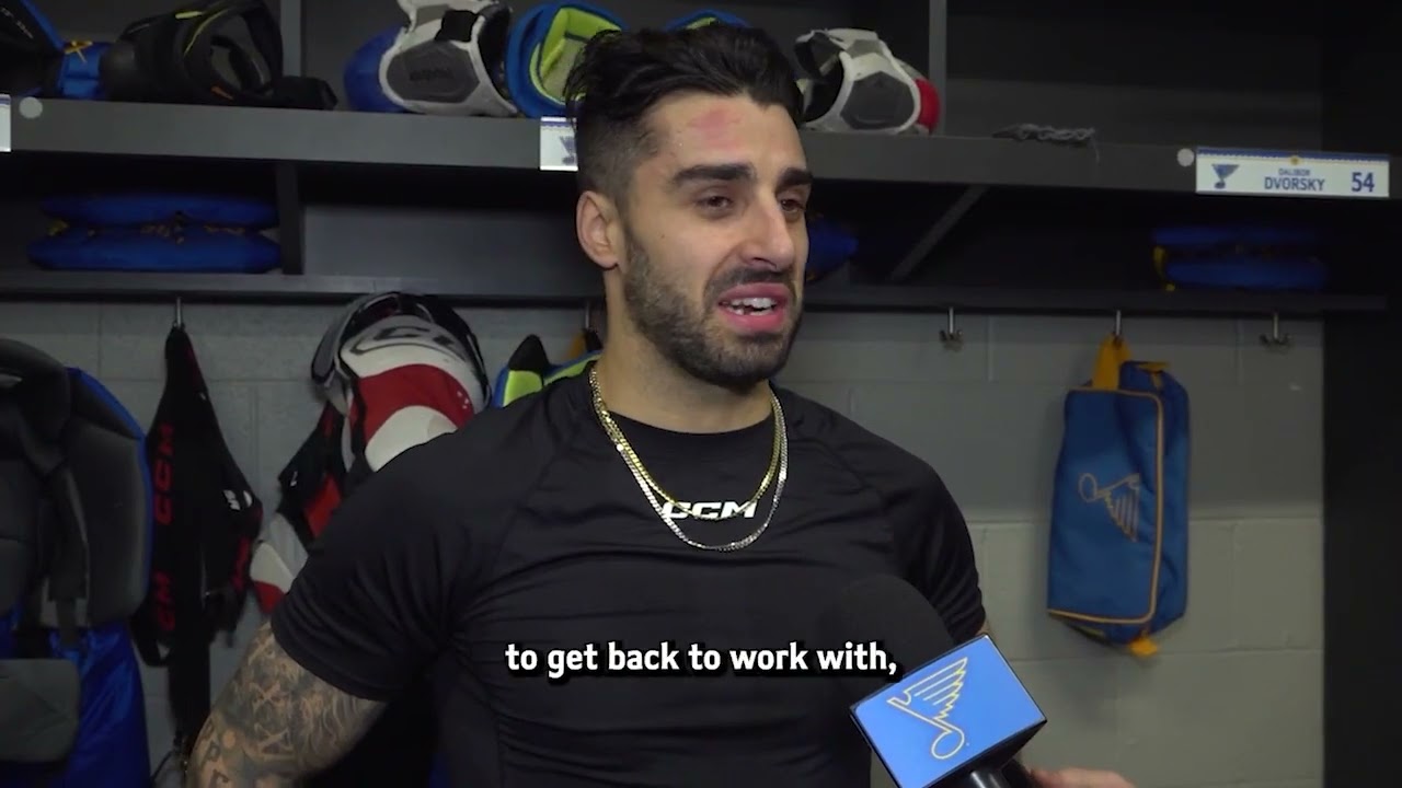 Robby Fabbri ahead of his first game back for St. Louis
