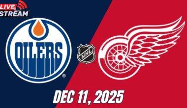 NHL LIVE: Edmonton Oilers vs Detroit Red Wings – Full Game Live Regular Season | December 11, 2025