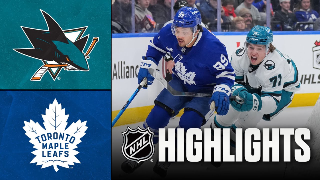 Sharks vs. Maple Leafs | NHL Highlights | December 11, 2025