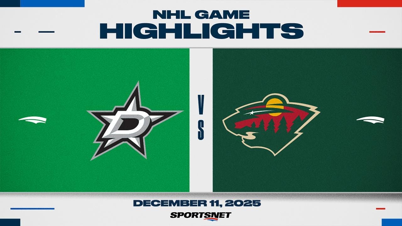 NHL Highlights | Stars vs. Wild - December 11, 2025