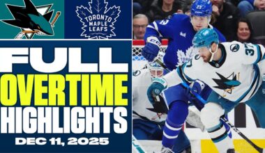 San Jose Sharks at Toronto Maple Leafs | FULL Overtime Highlights - December 11, 2025