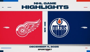 NHL Highlights | Red Wings vs. Oilers - December 11, 2025