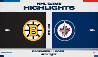 NHL Highlights | Bruins vs. Jets - December 11, 2025