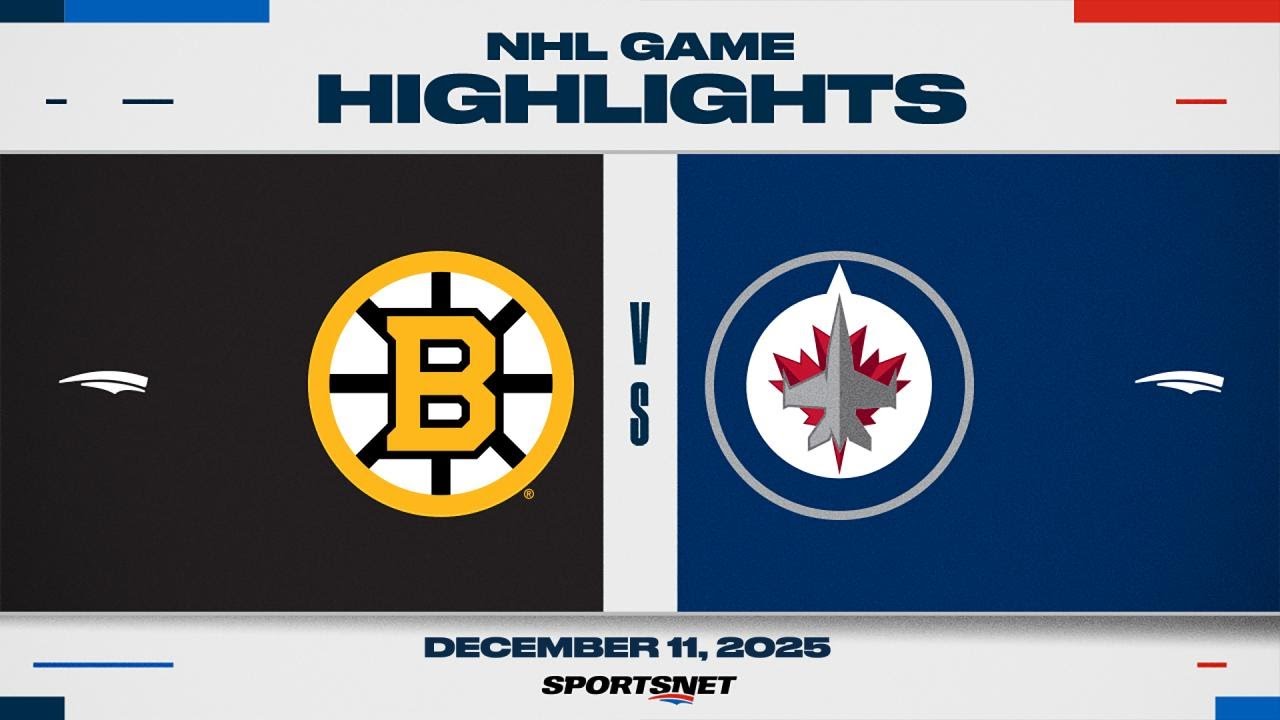 NHL Highlights | Bruins vs. Jets - December 11, 2025