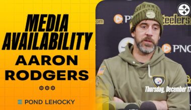 Aaron Rodgers Media Availability (Dec. 11) | Pittsburgh Steelers