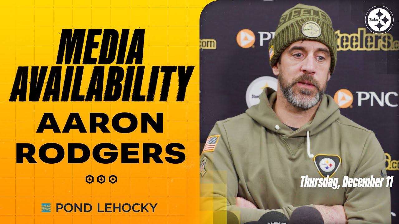 Aaron Rodgers Media Availability (Dec. 11) | Pittsburgh Steelers