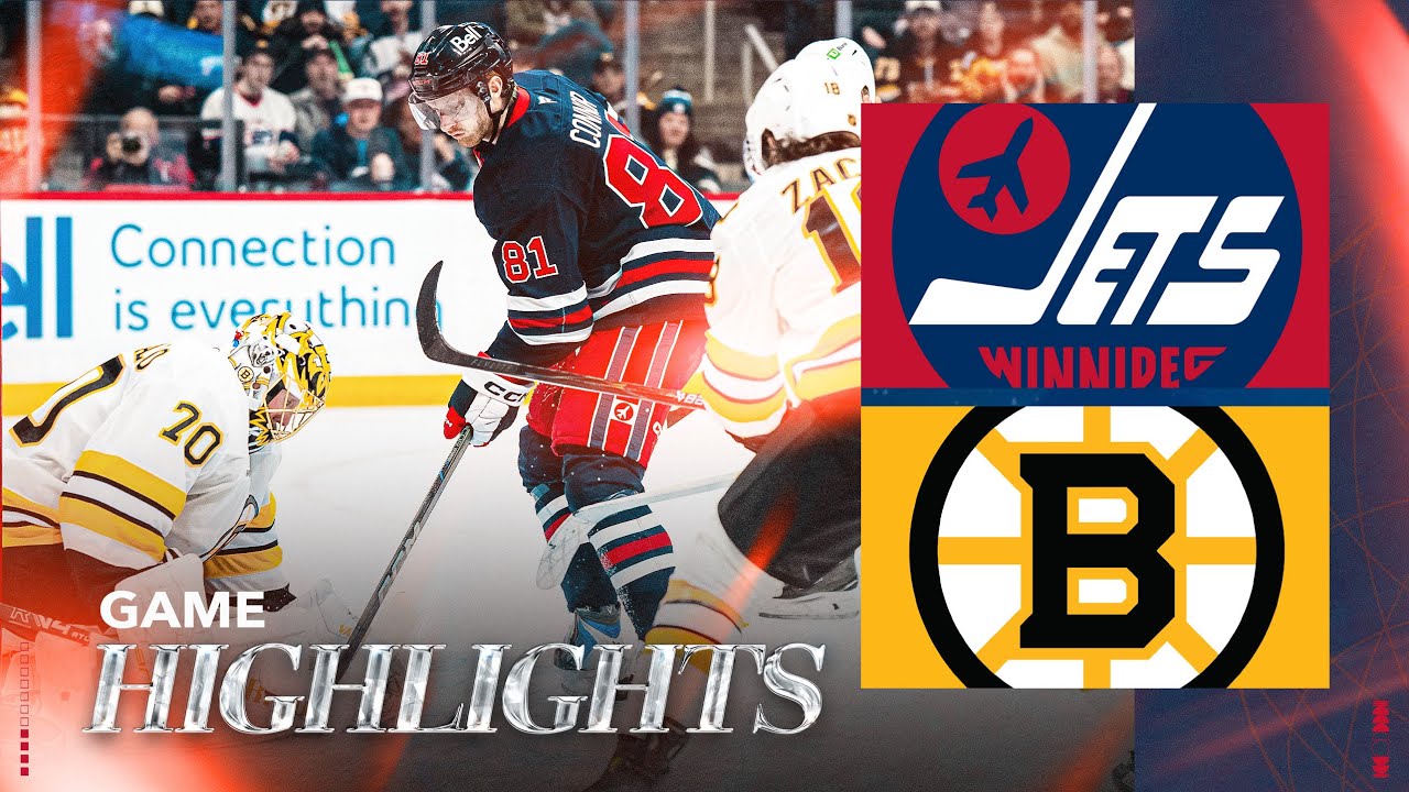 Winnipeg Jets vs. Boston Bruins - Game Highlights